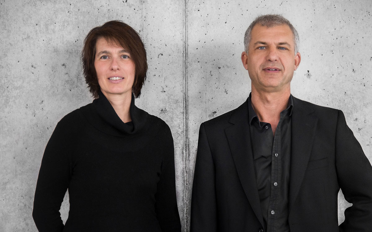 Die Architekten. Viola Bolte und Rolf Galle