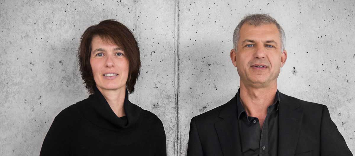 Die Architekten. Viola Bolte und Rolf Galle